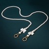 HAOBIN Bag Strap Pearl Chain Carry Strap Bags Chain 100