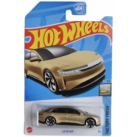 Hot Wheels Lucid Air, Factory Fresh 1/5 [Gold] 97/250
