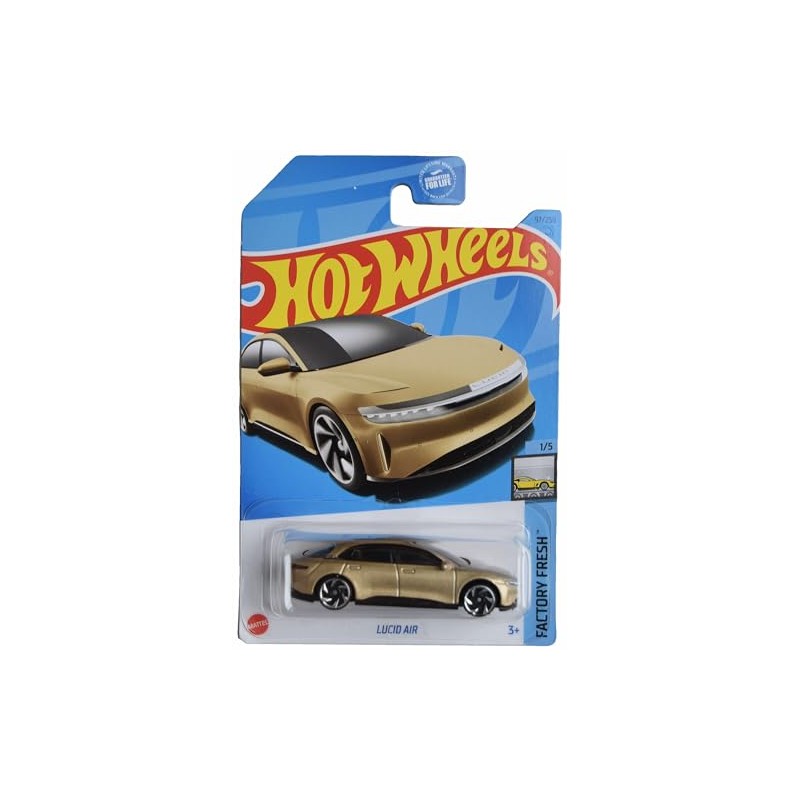 Hot Wheels Lucid Air, Factory Fresh 1/5 [Gold] 97/250