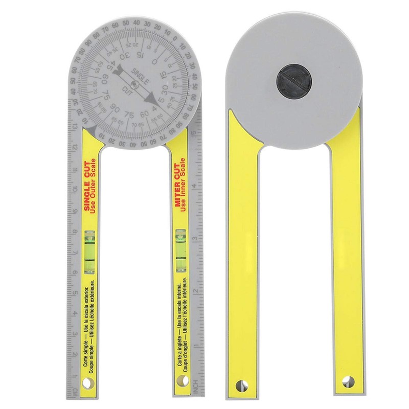 Protractor, Woodworking Protractor, Protractor Ruler, Highly Accurate Woodworking Goniometer Measuring