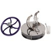 Low Temperature Stirling Engine Model Stainless Steel Base Anti Rust