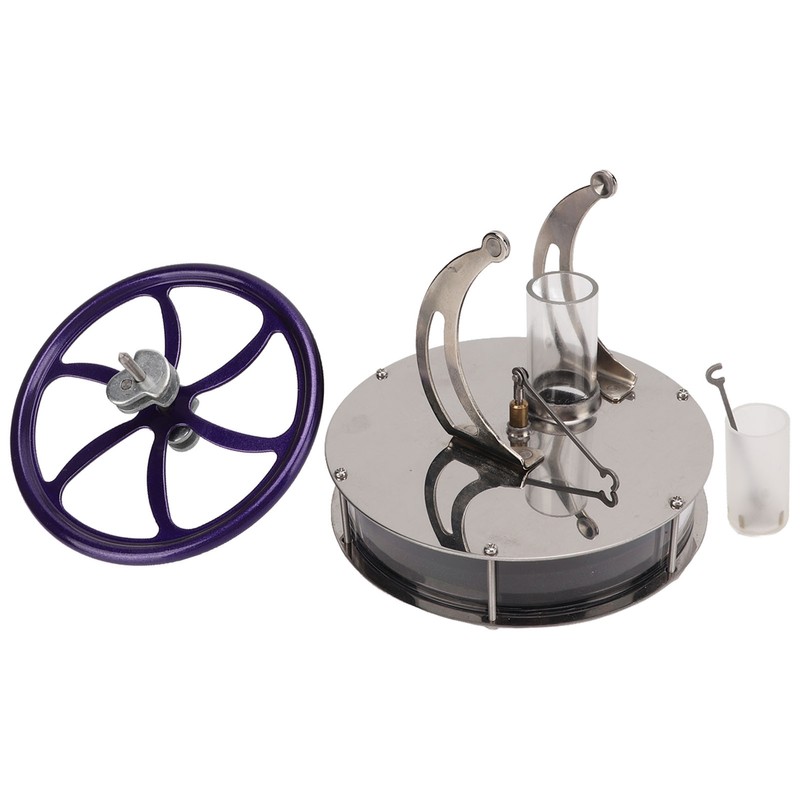 Low Temperature Stirling Engine Model Stainless Steel Base Anti Rust