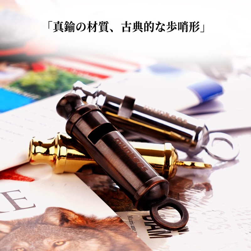 munkees Double Tone Whistle, Emergency Goods, Mountain Climbing, Outdoors, Whistling,