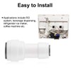 sourcing map Pack of 5 Hose Pipe Connection OD Quick