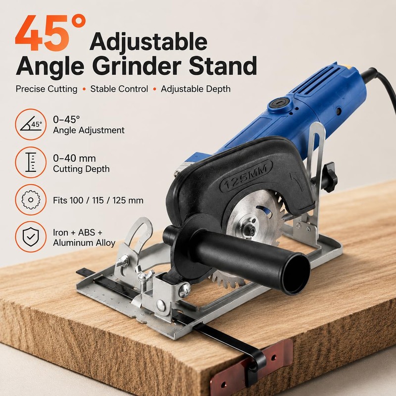 Guide Sledge Angle Grinder Holder, Angle Grinder Stand Guide Rail