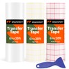 WRAPXPERT Transfer Tape for Vinyl 3 Rolls/6" x 20FT Transfer Paper Bundle for Self Adhesive Vinyl for DIY Signs Sticker Decals Wall Window Door, with Low Tack/Medium Tack/High Tack