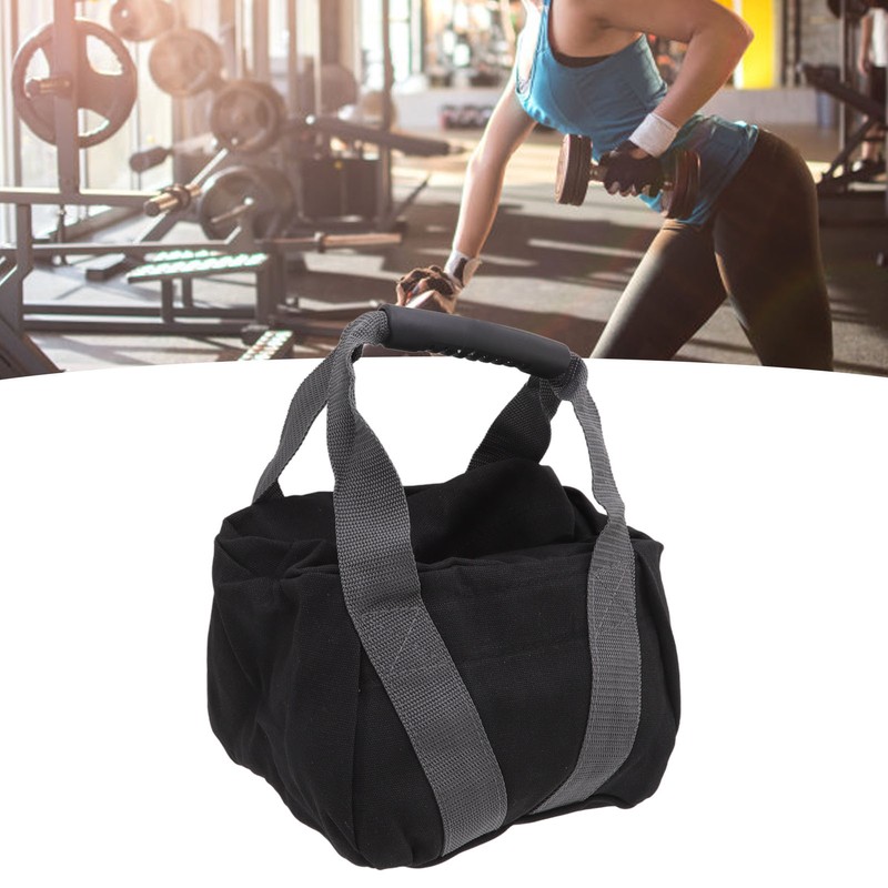 Workout Sandbag Tear Resistant with Ergonomic Handle 12oz Canvas Weightlifting