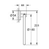 GROHE 40365DC1 Essentials Towel Ring, Super Steel
