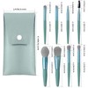 LA VENUST Makeup Brush Set 8PCS Mini With Storage kit