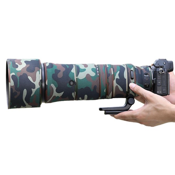 ONCFOTO Waterproof Lens Coat for Nikon Z 180-600mm F/5.6-6.3 VR LENS Camouflage Rain Cover (JLMC)