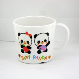 Nagao Unbreakable Children's Cup, 6.8 fl oz (200 ml), Baby Panda, Dishwasher Safe, Made in Japan