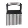 Potato Crinkle Cutter, Stainless Steel Potato Chipper Suitable for Fruits