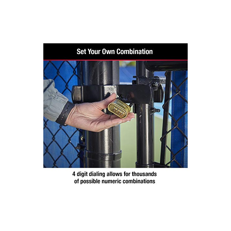 Master Lock 175DLH Candado de Combinación de Cuerpo Sólido de