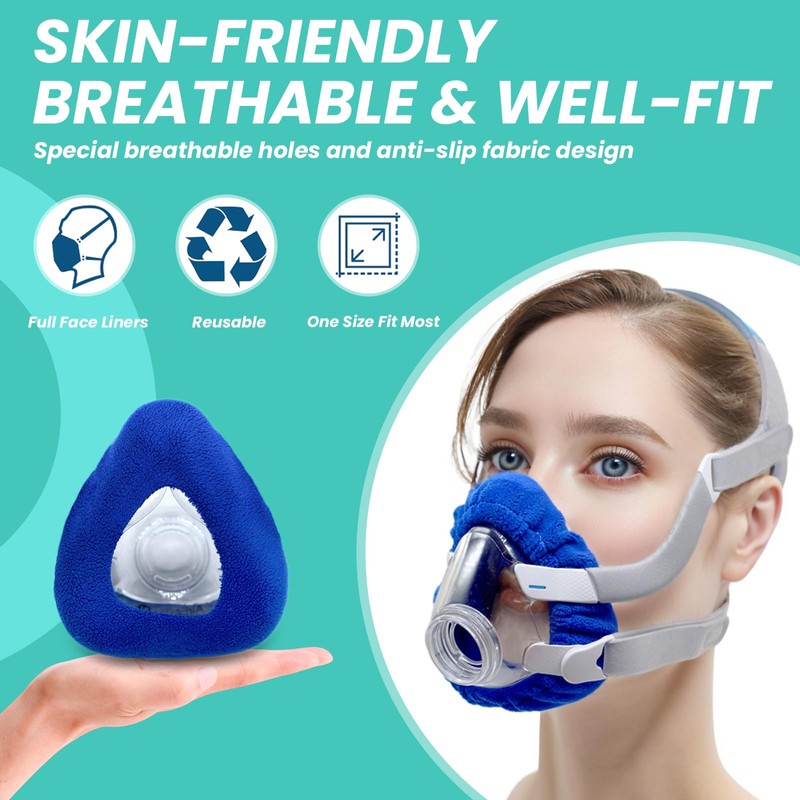NATAKU 6-Pack Medium CPAP' Mask Liners Complitable for Resmed F20