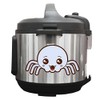 Menacingly Cute White Spider - 7 inch Vinyl Decals for