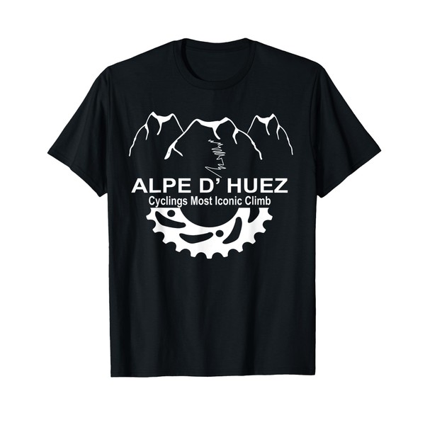 France Alpe D' Huez Climb Novelty Cycling Gift T Shirt