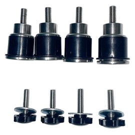 Advanblack Detachable Tour Pack Mount Mounting Rack for Indian Chief/Indian Chieftain/Dark Horse/Roadmaster/Indian Challenger (Tour Pack & Saddlebag Mounting Spools)