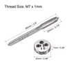 sourcing map Tap M7 x 1 mm Thread Cutting Die