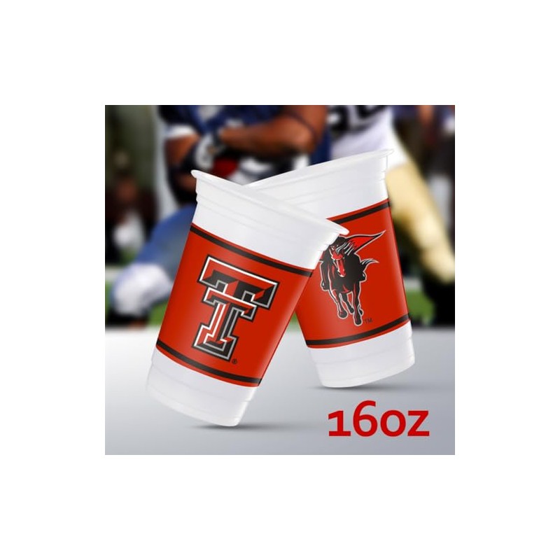 Westrick Texas Tech Red Raiders 16oz Cups - Pack of