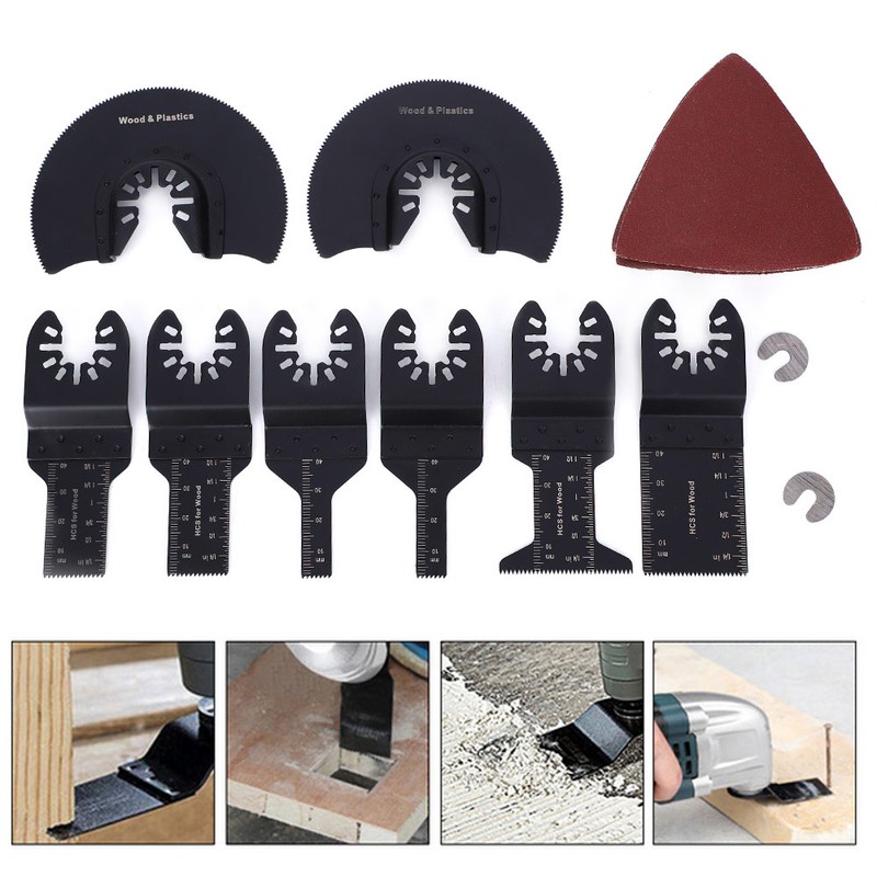 33PCS Universal Oscillating Multi Tool Saw Blades High Carbon Steel