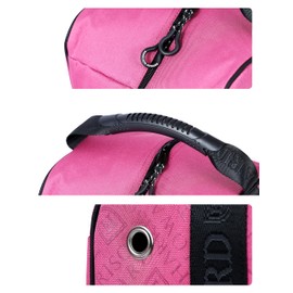 Harrison Howard Tall Boot Bag Equestrian Boot Travel Bag for Storing Helmet, Horse Whip Accessories Boot Storage Bag Pink