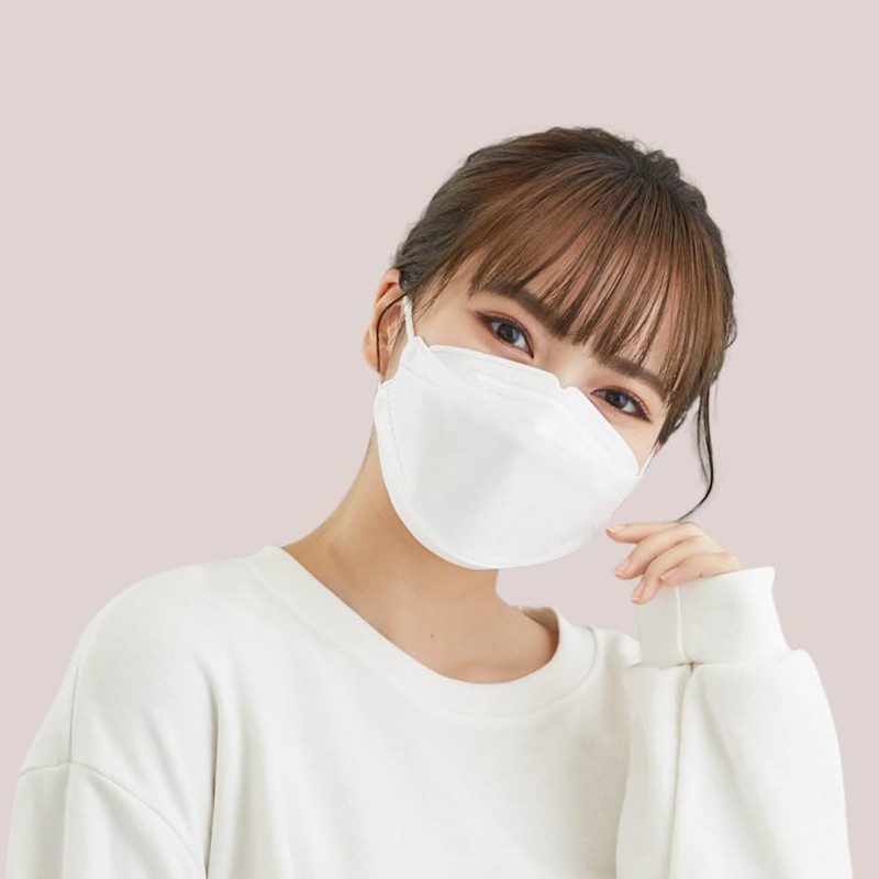 青山通商株式会社 [5個セット] グディナ 快適3D立体 マスク 個包装 ホワイト ふつうサイズ 30枚入×5個セット