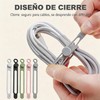 2026 Nuevo Bridas de Silicona, Organizador de Cables Reutilizable para