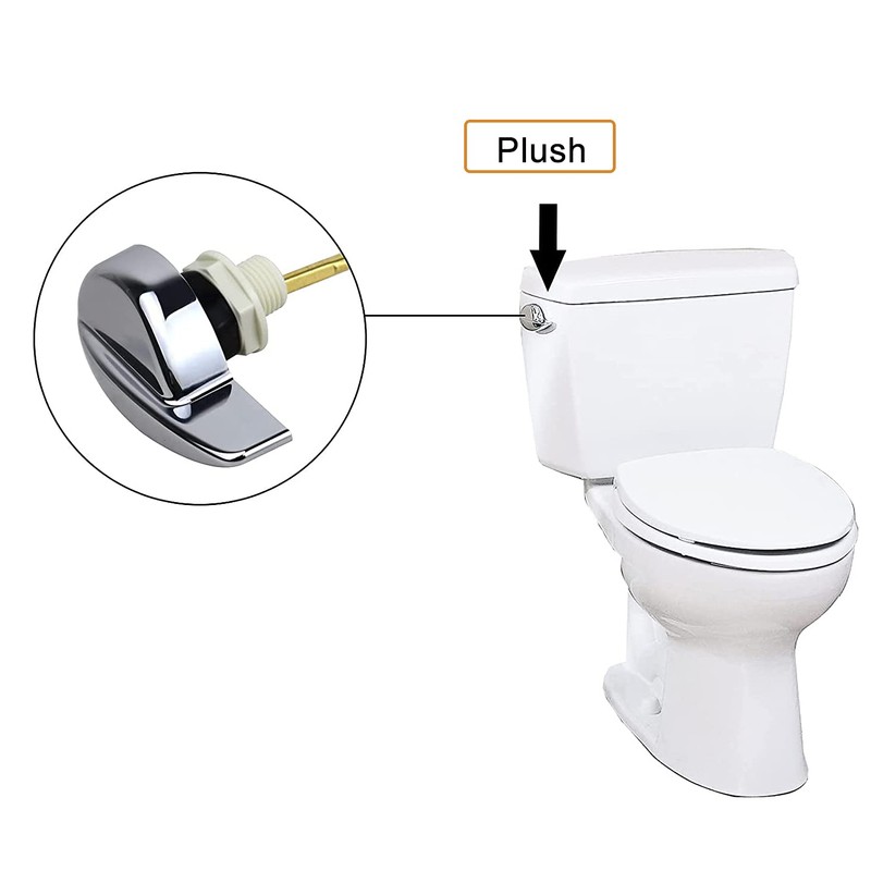 Windspeed 2 Pack Toliet Tank Flush Lever Handle, Universal Side