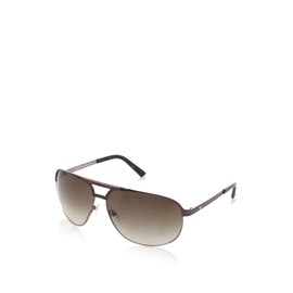 Emporio Armani 9885/S Men's Aviator Full Rim Sunglasses - Bronze/Brown Gradient