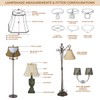 Royal Designs True Bell Lamp Shade, Black, 3.5 x 6