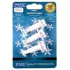 PME SF709 Set of 3 Mini Snowflake Plunger Cutters, White,