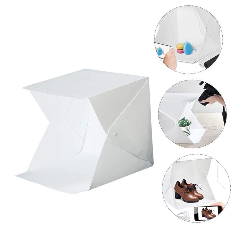 MERRYHAPY Folding Photo Studio Softbox Compact Light Tent 6 Backdrops