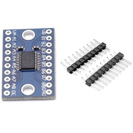 HiLetgo 5pcs TXS0108E High Speed Full Duplex 8 Way 8 Channel Level Conversion Module 8-Bit 8 CH Logic Level Bi-Directional Converter Module