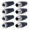 DIANQI 12mm Wire Connector M12 Male & Female Socket Panel