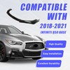 KUAFU 3Pcs Front Bumper Lip Compatible with 2018-2021 Infiniti Q50