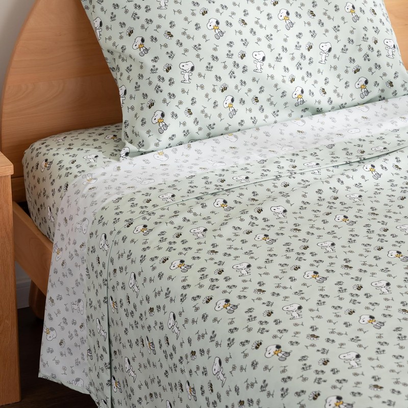 Berkshire Blanket & Home Co. Berkshire Peanuts Sheet Set (Sage