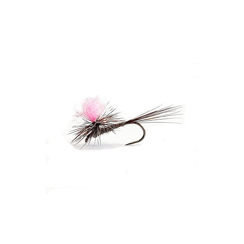 river peak parachute Adams Barbless Domestic Proteyer (#12, Pink Post)