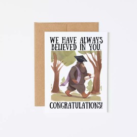 Cryptic Paper Co Bigfoot graduation congratulation
