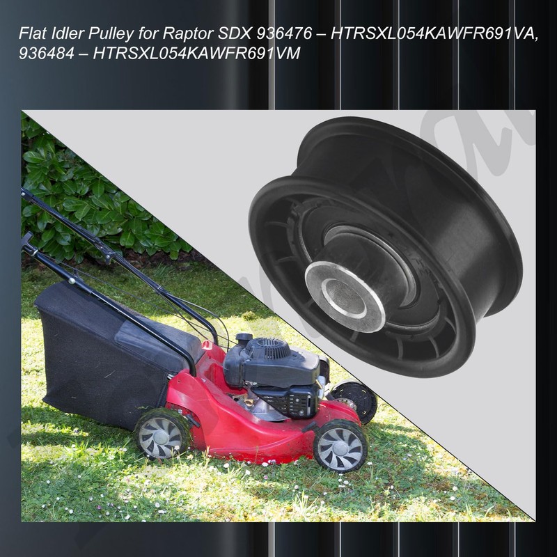 604491 Flat Idler Pulley (3/8" x 2") Compatible with Hustler