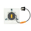 Topaz RTL6-SQ-9W-CS-WH 6" Performance LED Light Recessed Retrofit Downlight, 9