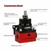 Adjustable Fuel Pressure Regulator Kit Oil 0-160psi Gauge 6AN Return