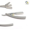 G.S MANUAL FOLDING SHAVING KNIFE BEARD CUTTER SHAVER STRAIGHT EDGE