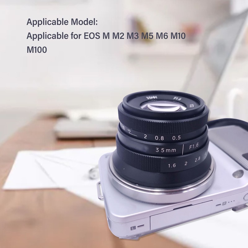 35mm F1.6 Large Aperture Manual Focus Fixed Prime Lens Wide