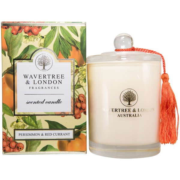 Wavertree & London Scented Candle - Persimmon & Red Currant 330g