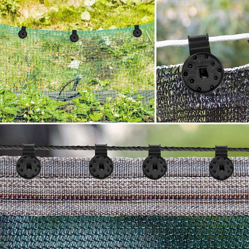 40PCS Easy Gadgets Tarp Clips, Shade Cloth Heavy Duty Lock