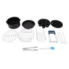 For Air Fryer Pans Set Heatproof Easy Cleaning Stainless Steel