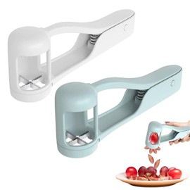 2 Pieces Grape Slicer, Fruit Divider, Kitchen Gadget, Manual Slicer, Portable Fruit and Vegetable Slicer