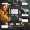 2 Pcs Car Backseat Organizer with 9 Storage Pockets, Waterproof