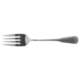 Oneida Minute Man/Colonial Boston-Satin (Stnls) Medium Solid Cold Meat Serving Fork