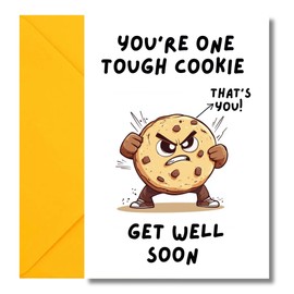 Get Well Soon Card For Men & Women Kids Speedy Recovery After Operation Illness Broken Leg